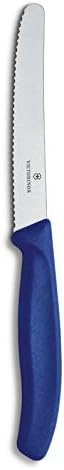 Victorinox Swiss Classic Tomato and Table Set, 6 Pieces Paring Knife, Set of 6, Blue (6.7832.6)
