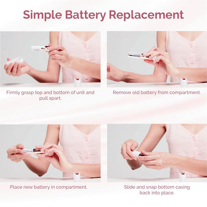 Finishing Touch Flawless Women's Painless Hair Remover , White/Rose Gold