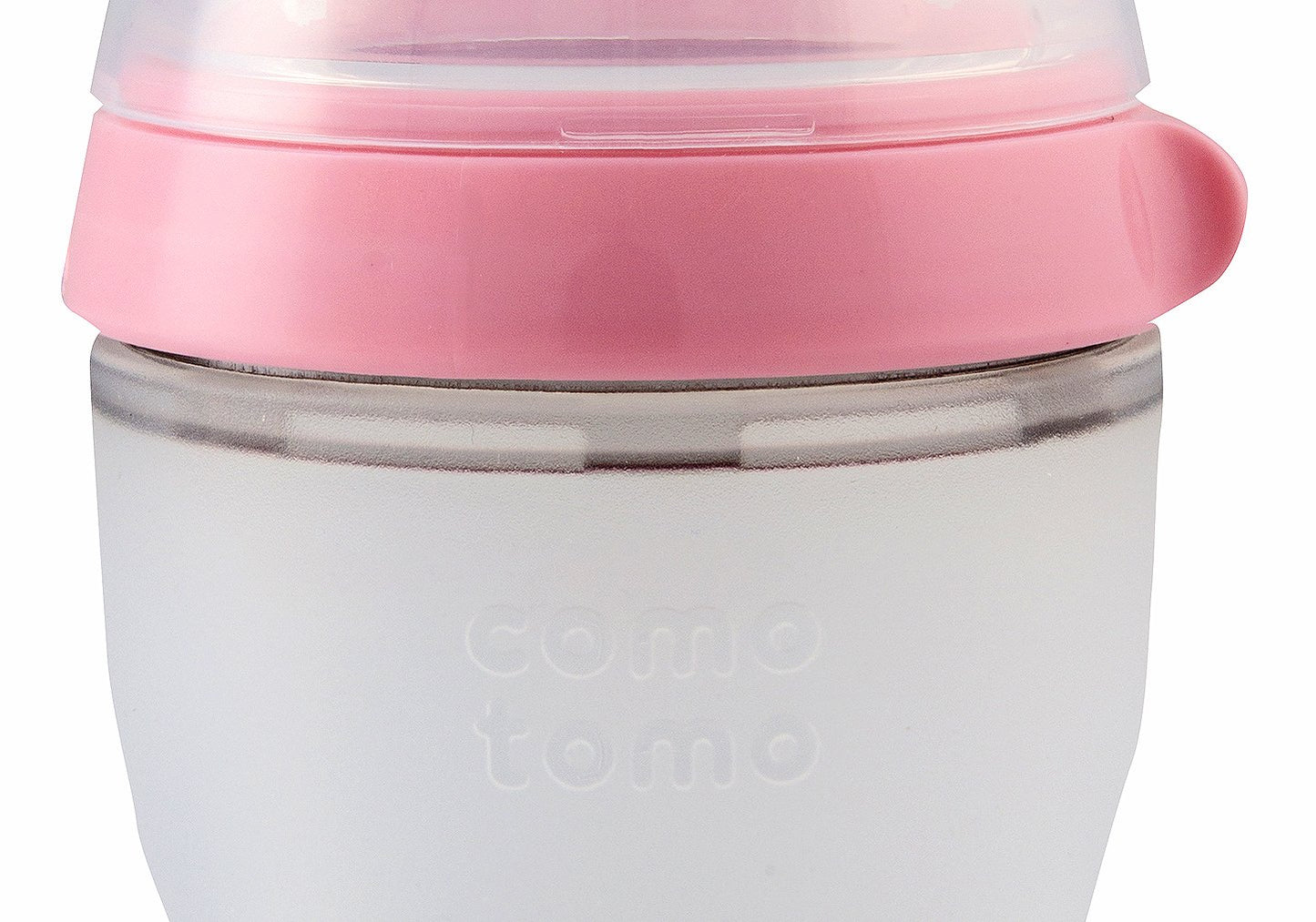 Comotomo Natural Feel 8oz. Bottle, 4 Pack - Pink
